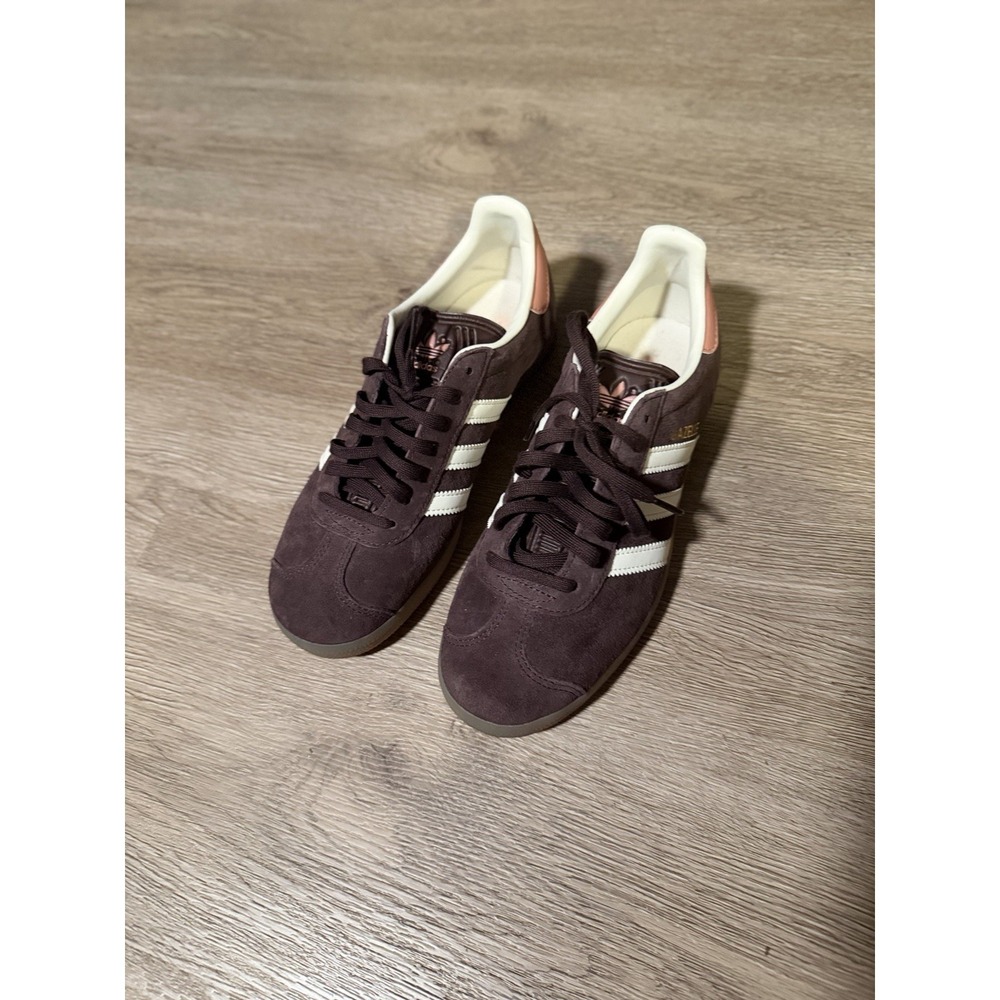 Size 7 - Adidas Gazelle Shadow Brown/Gum
